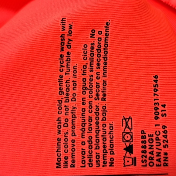 Love & Sports Cora/White 1 Piece Swim Suit. Size XS NWOT - Picture 7 of 7